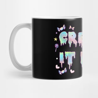 Womens Creepin It Real I Creepy Cute Soft Grunge Sweat Candy design Mug